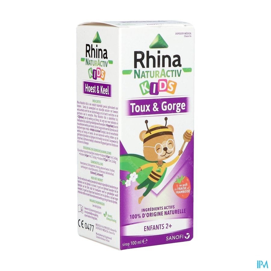 Rhina Natur Activ Toux Kids Sirop 100ml