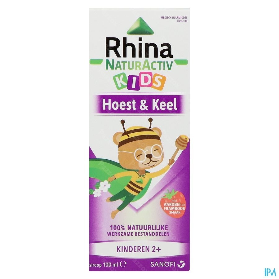 Rhina NaturActiv Kids Hoest Siroop 100ml