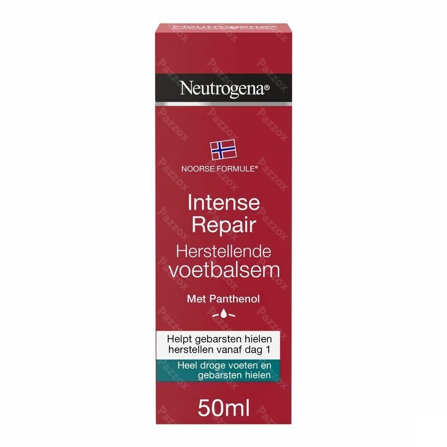 Neutrogena Noorse Formule Intense Repair Cica Voetbalsem Droge Voeten en Gebarsten Hielen 50ml