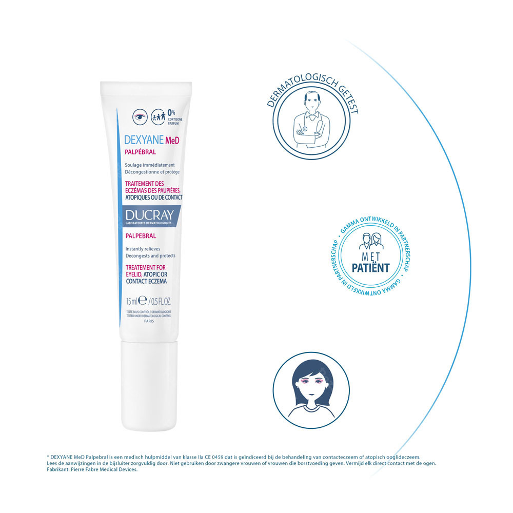 Ducray Dexyane Med Oogleden Crème Eczeem 15ml