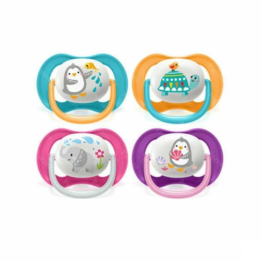 Philips Avent Ultra Air Fopspeen Animal 6-18m Scf080/11 2 Stuks