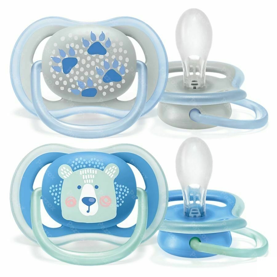 Philips Avent Ultra Air Fopspeen Boy 6-18m Scf085/03 2 Stuks