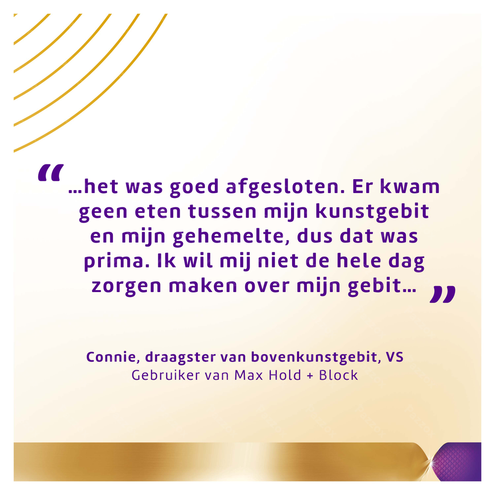 Corega Max Hold + Block Kleefcrème 70g
