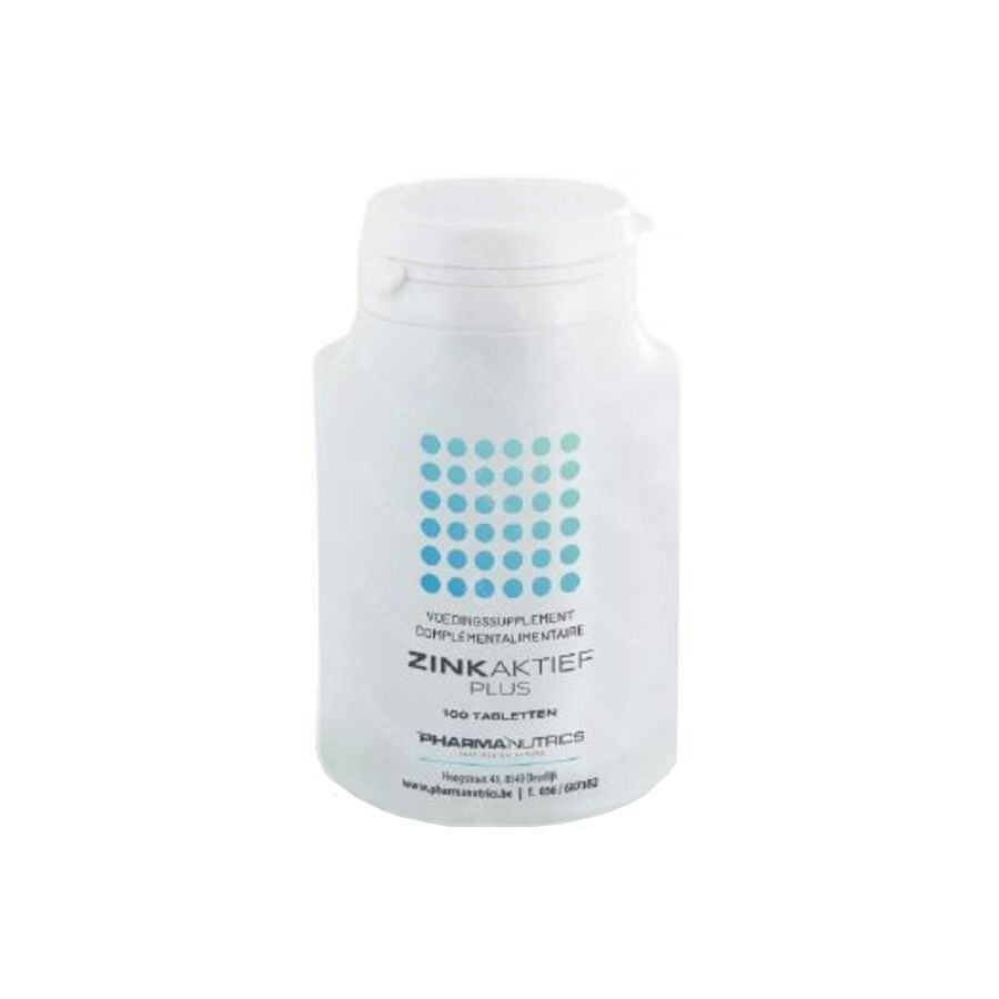 Zink Actief Plus Comp 100 Pharmanutrics