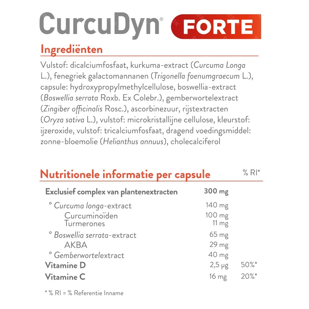 Metagenics Curcudyn Forte 180 Capsules