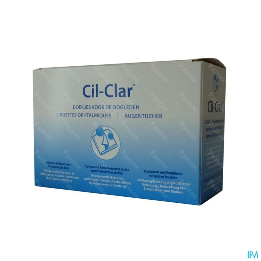 Cil-Clar Oogleden 20 Kompressen