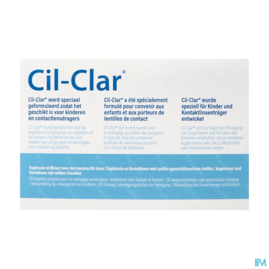 Cil-Clar Oogleden 20 Kompressen