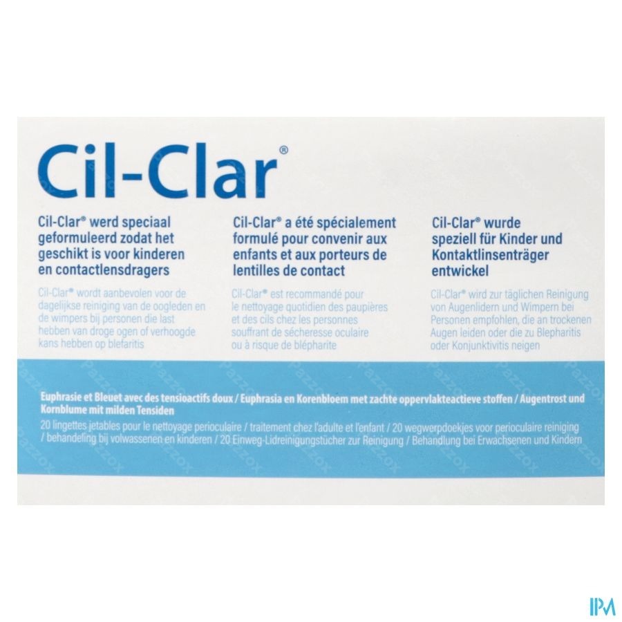 Cil-Clar Oogleden 20 Kompressen