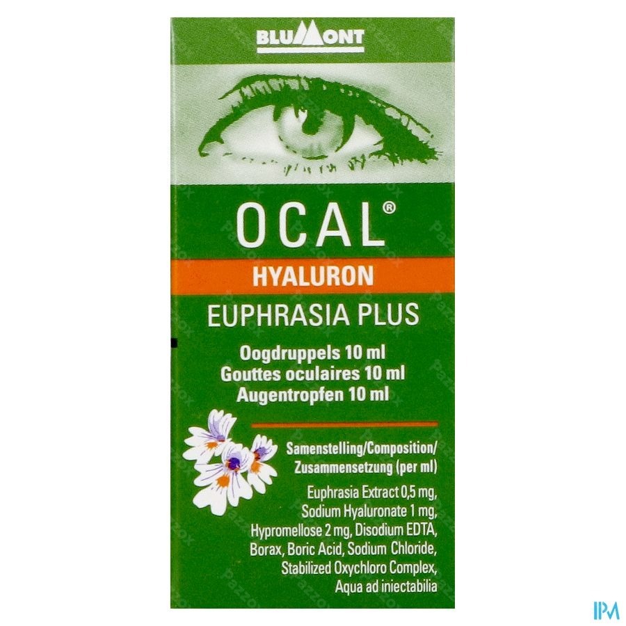 Ocal Hyaluron Euphrasia Plus 10ml