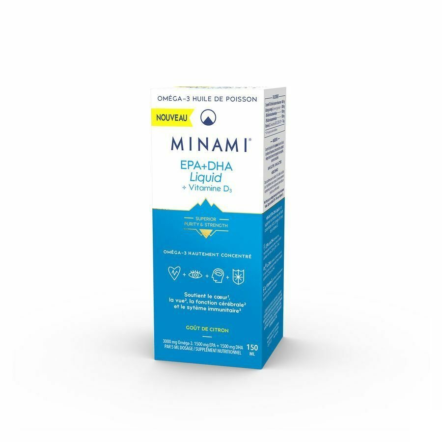 Minami EPA+DHA Liquid + Vit D3 150ml Pazzox, pharmacie en ligne
