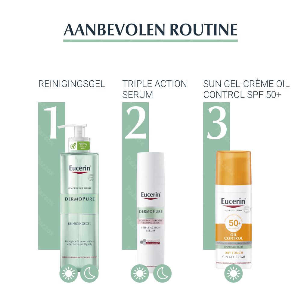Eucerin Dermopure Triple Action Serum Post-Acne Vlekken Onzuivere Huid 40ml
