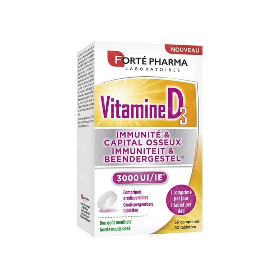 Vitamine D3 3000 UI Caps 60