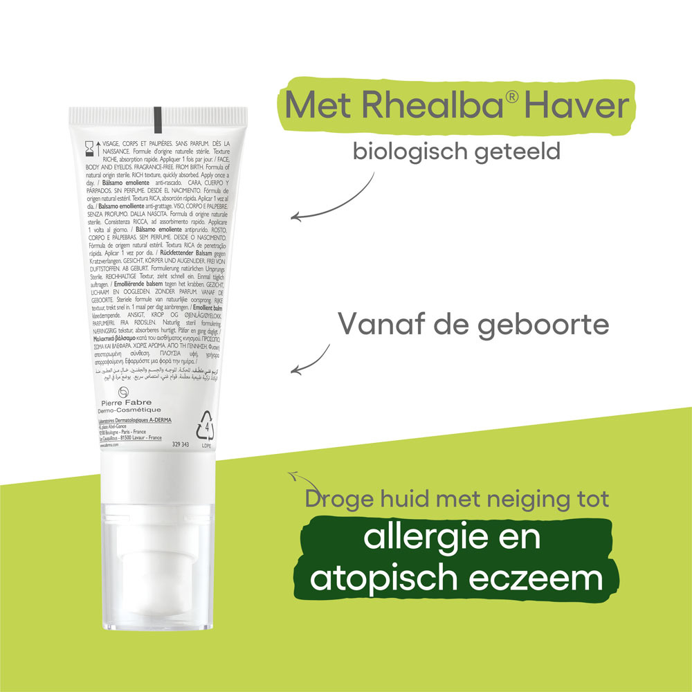 A-Derma Exomega Allergo Verzachtende Balsem 40ml