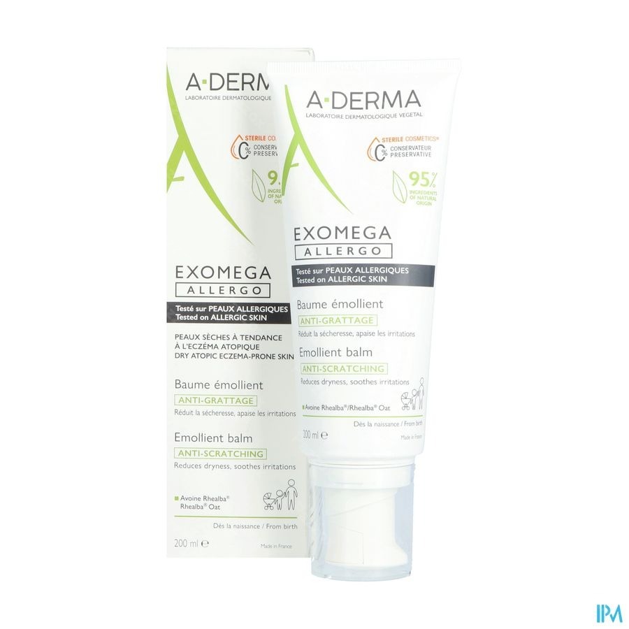 A-Derma Exomega Allergo Verzachtende Balsem 200ml