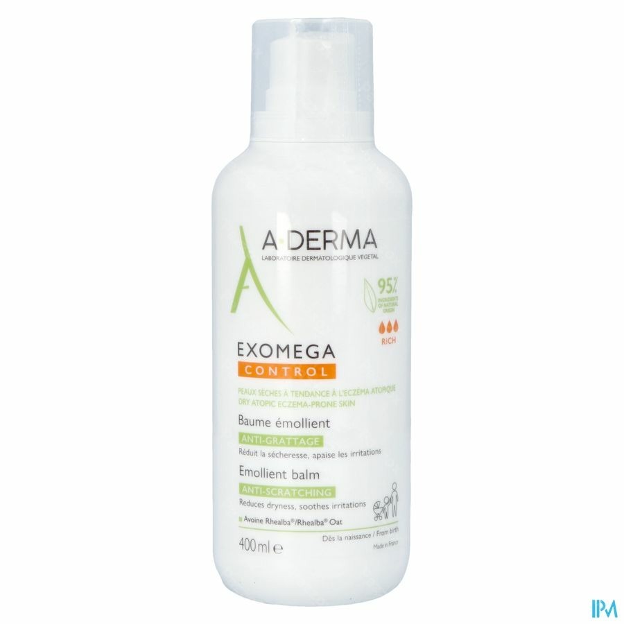 A-Derma Exomega Control Anti-Jeuk Verzachtende Creme 400ml