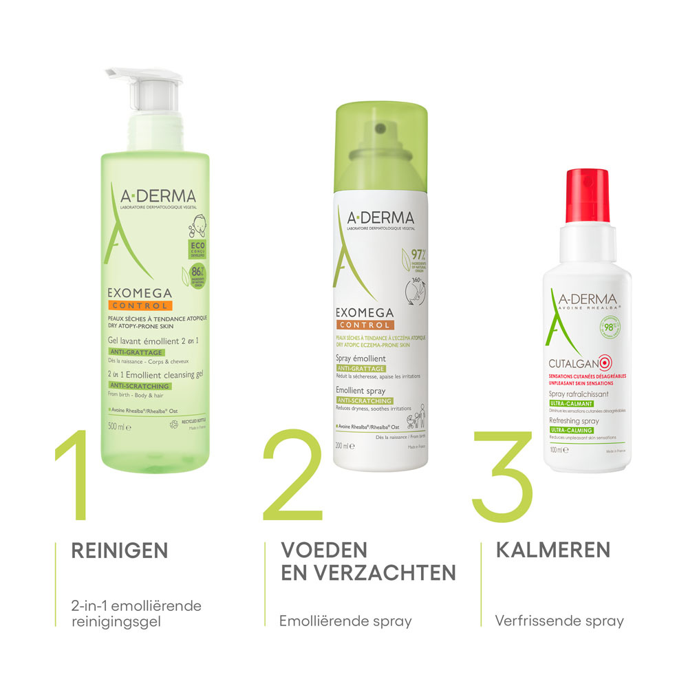 A-Derma Exomega Control Verzachtende Spray 200ml