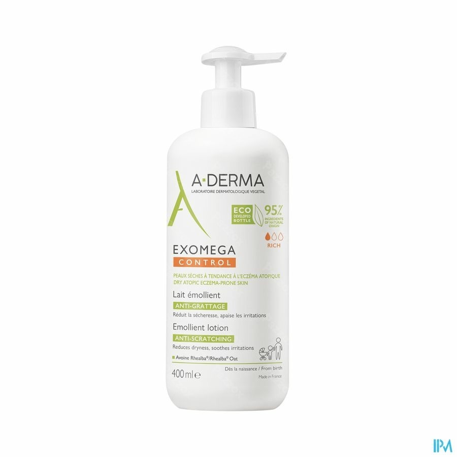 A-Derma Exomega Control Lait Emollient 400ml