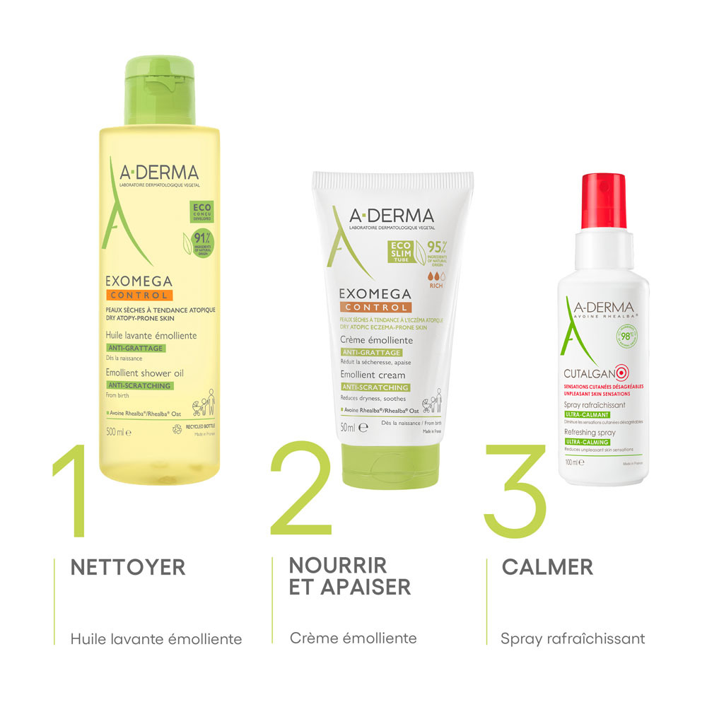 A-Derma Exomega Control Crème Emollient 50ml