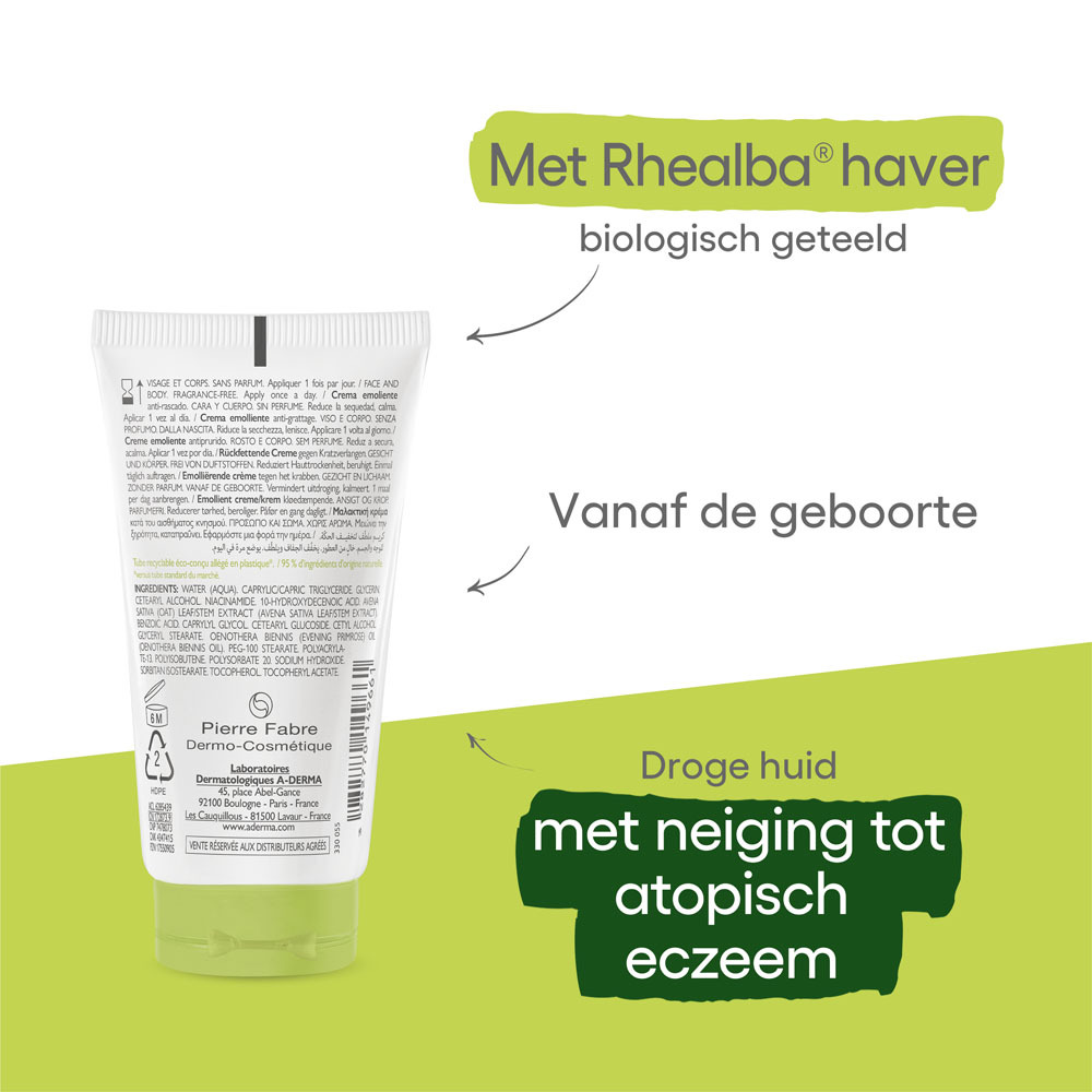 A-Derma Exomega Control Verzachtende Crème 50ml