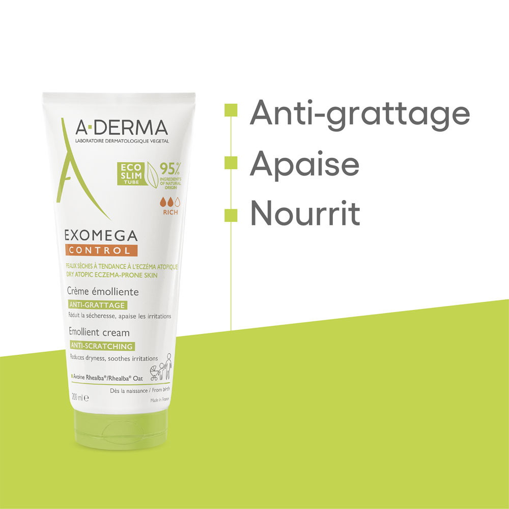 A-Derma Exomega Control Crème Emollient 200ml