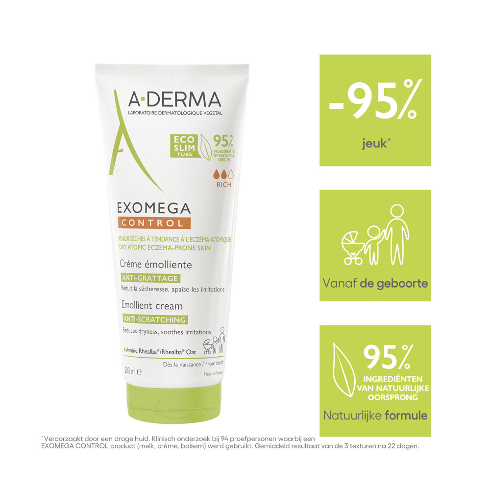 A-Derma Exomega Control Verzachtende Crème 200ml