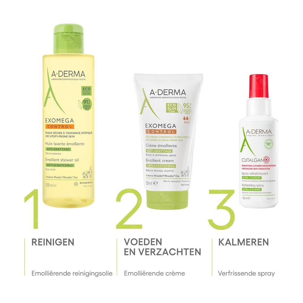 A-Derma Exomega Control Verzachtende Crème 400ml