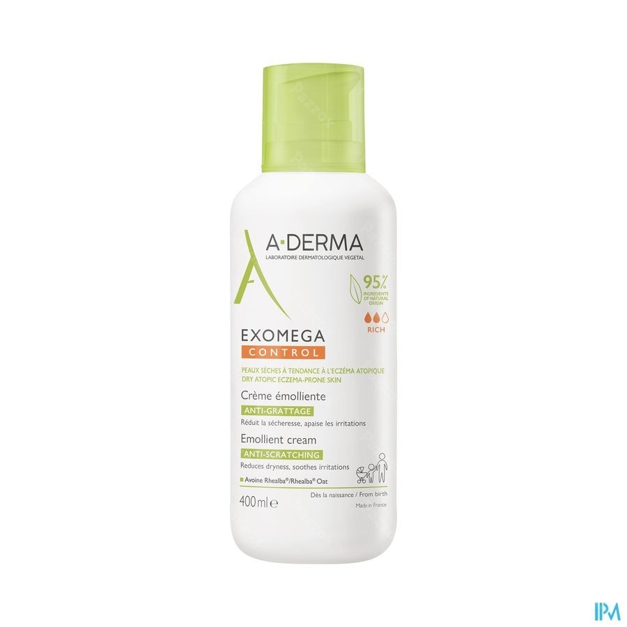 A-Derma Exomega Control Creme Emollient 400ml