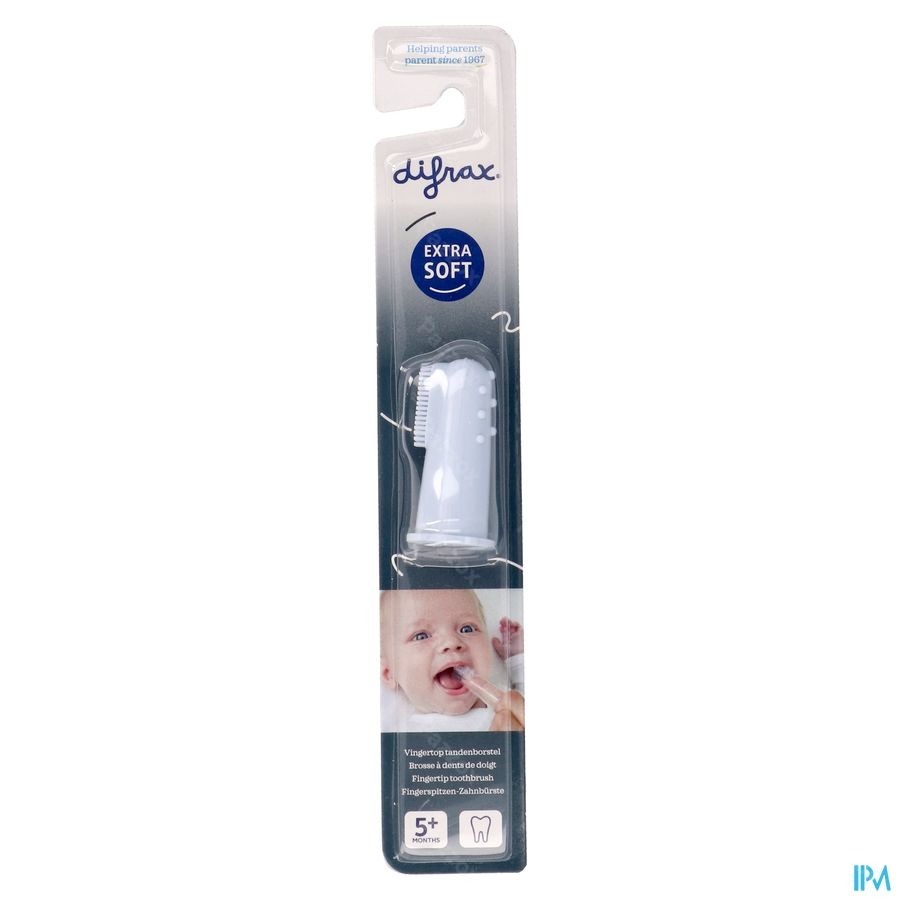 Difrax Tandenborstel Vingertop Silicone Ass