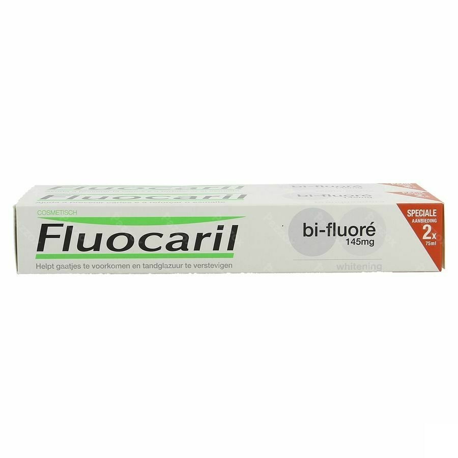 Fluocaril Dentifrice Bi-fluore 145 Blanche 2x75ml
