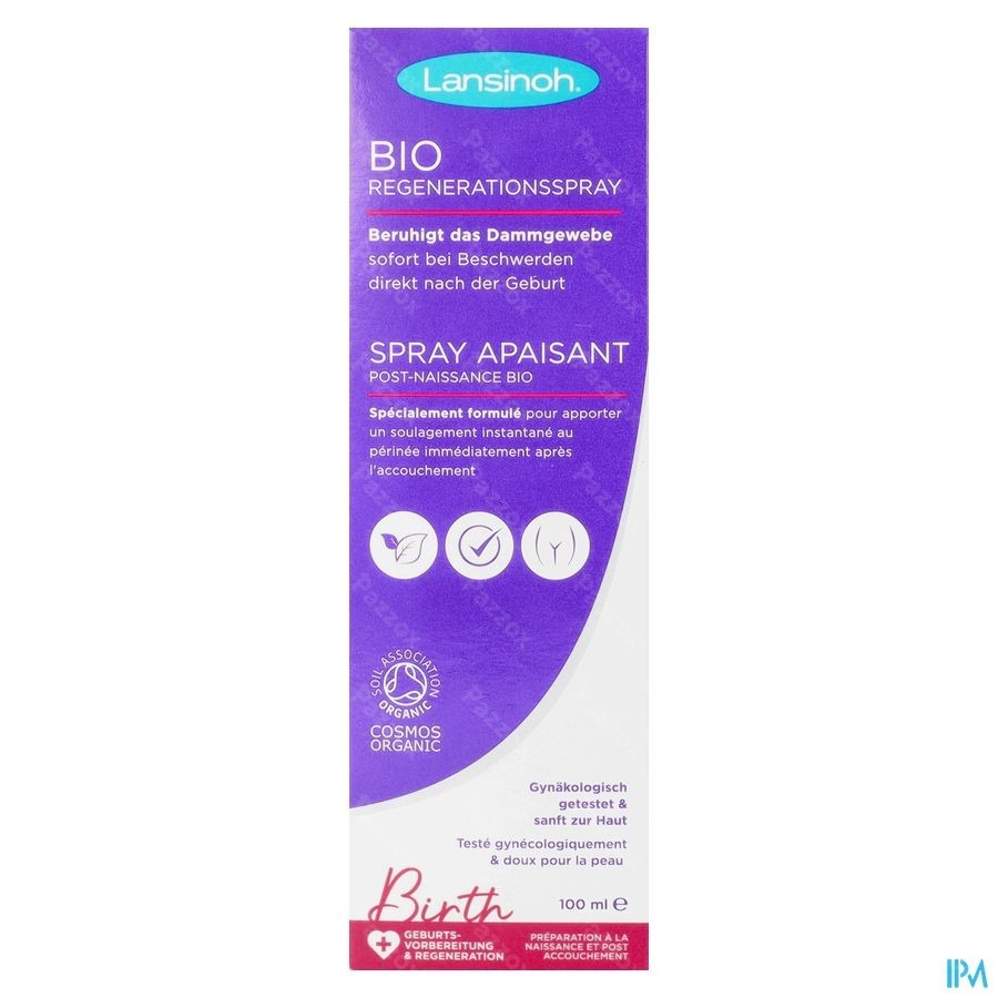 Lansinoh Verzachtende Spray Na Bevalling Bio 100ml