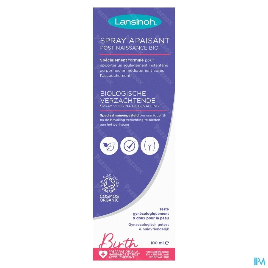 Lansinoh Verzachtende Spray Na Bevalling Bio 100ml