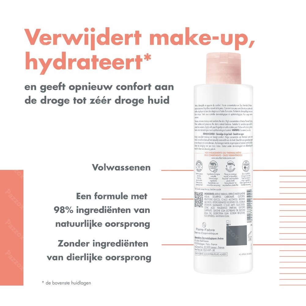 Avène Les Essentiels Micellair Reinigingswater 400ml