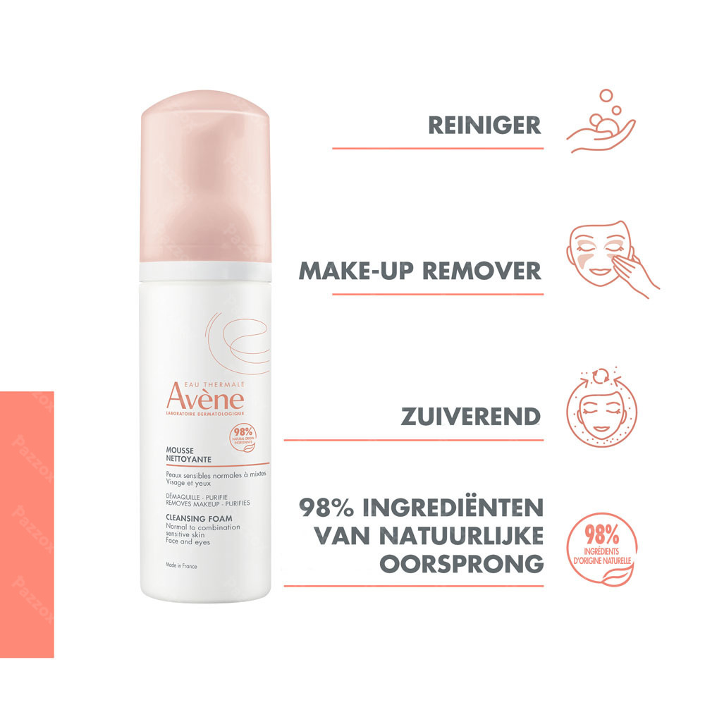Avène Les Essentiels Reinigingsschuim 150ml
