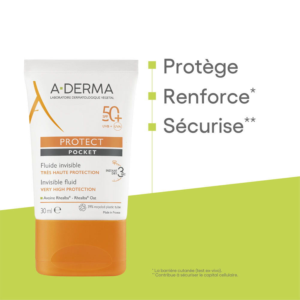 A-Derma Protect Pocket Fluide Invisible SPF50+ 30ml