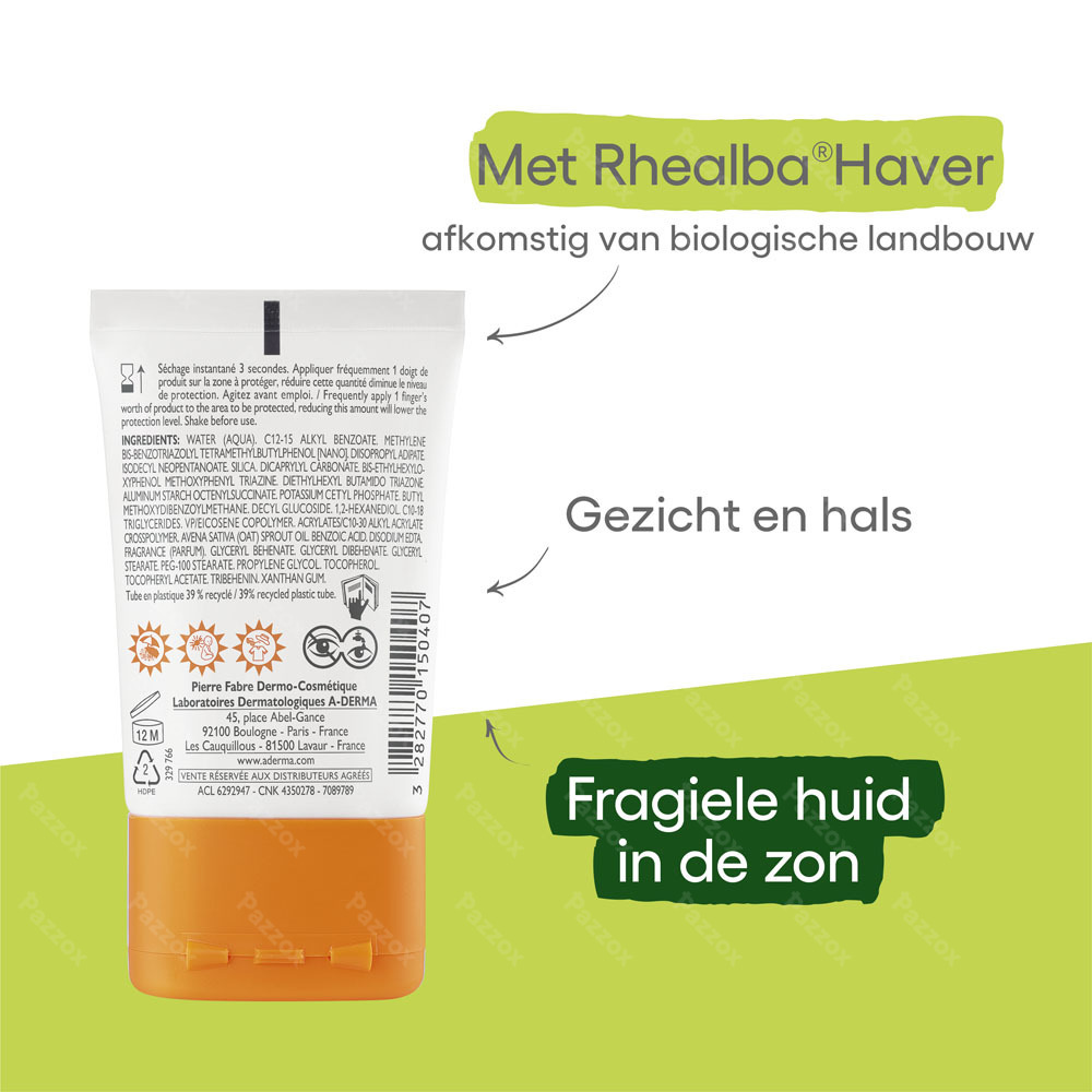 A-Derma Protect Pocket Onzichtbare Vloeistof SPF50+30ml