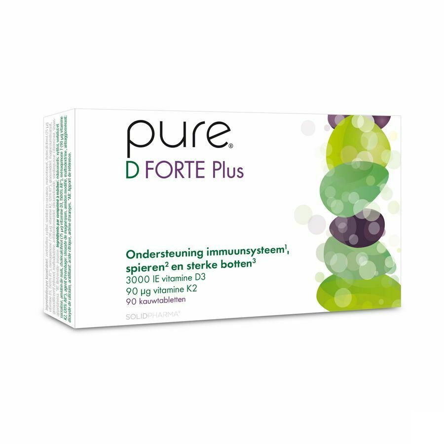 Pure D Forte+ Kauwtabletten 90