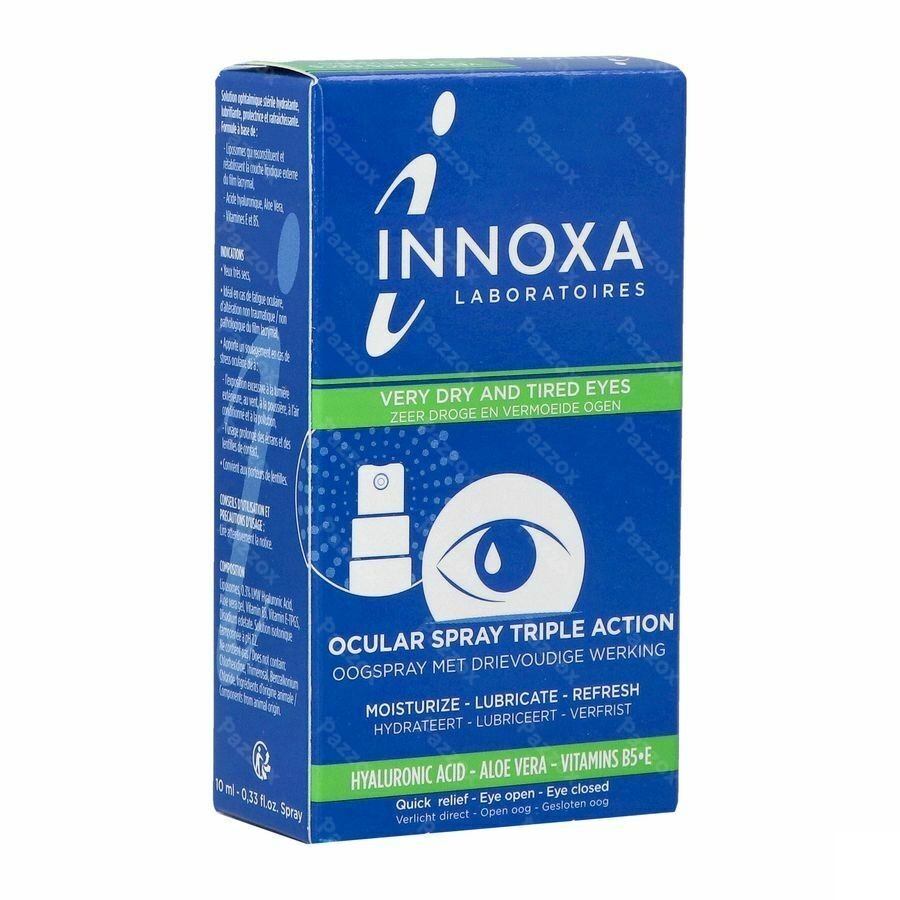 Inoxxa Oogspray Zeer Droge en Vermoeide Ogen 10ml