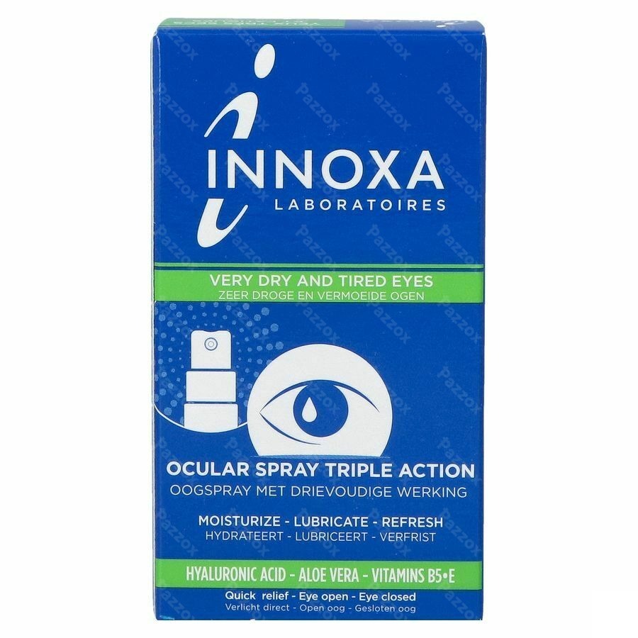 Inoxxa Oogspray Zeer Droge en Vermoeide Ogen 10ml