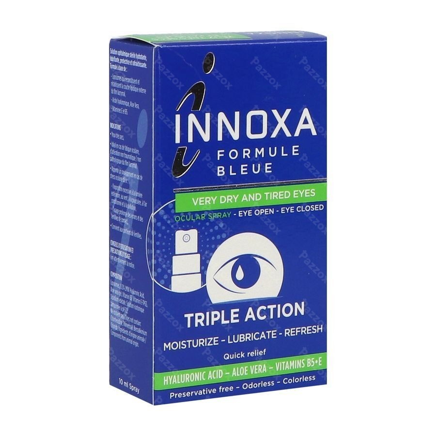 Inoxxa Oogspray Zeer Droge en Vermoeide Ogen 10ml