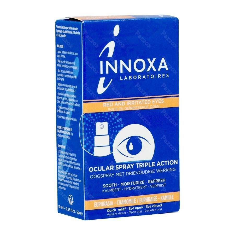 Innoxa Spray Oculaire Yeux Rouges&irrites 10ml