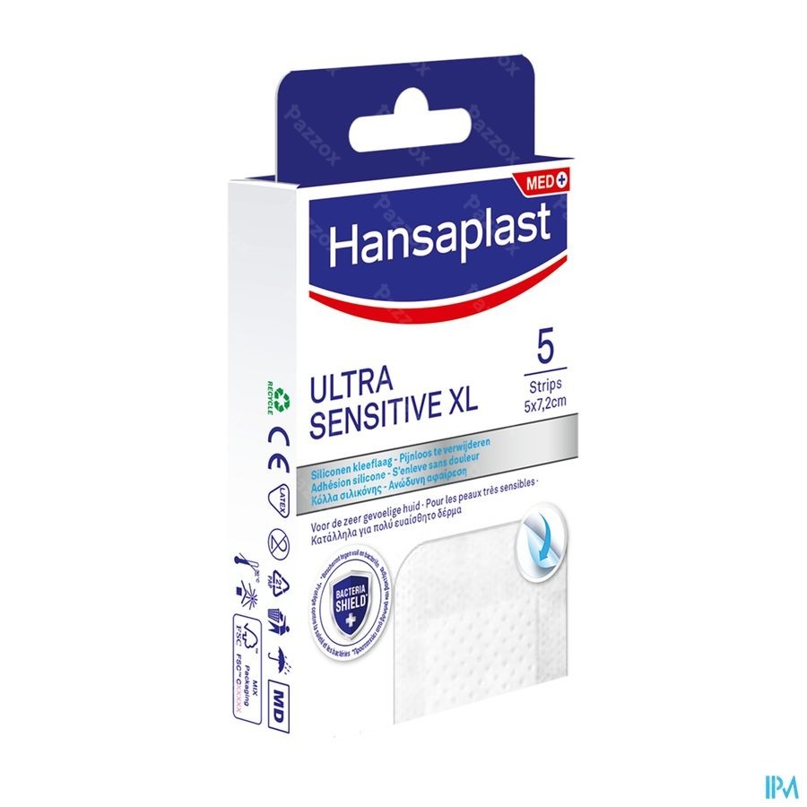Hansaplast Pleisters Ultra Sensitive Xl 5