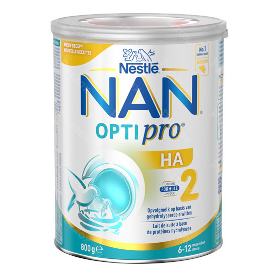 Nan Optipro HA 2 Hypoallergene Opvolgmelk Baby 6+ 800g