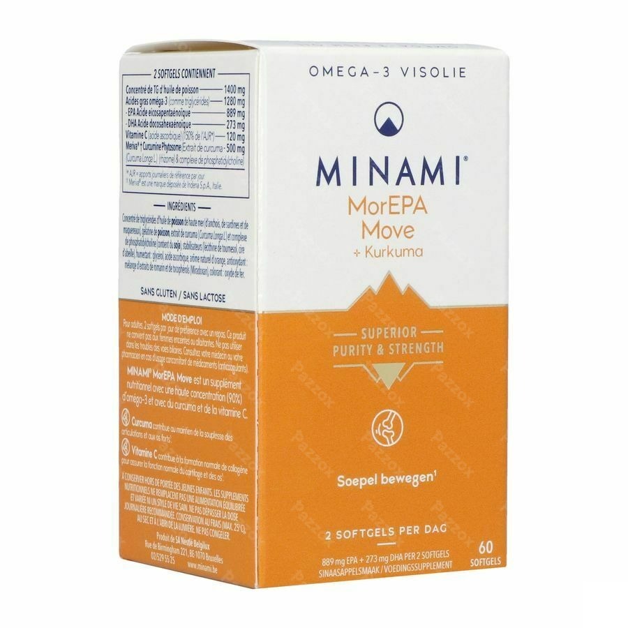 Minami Morepa Move + Curcuma 60 Softgels