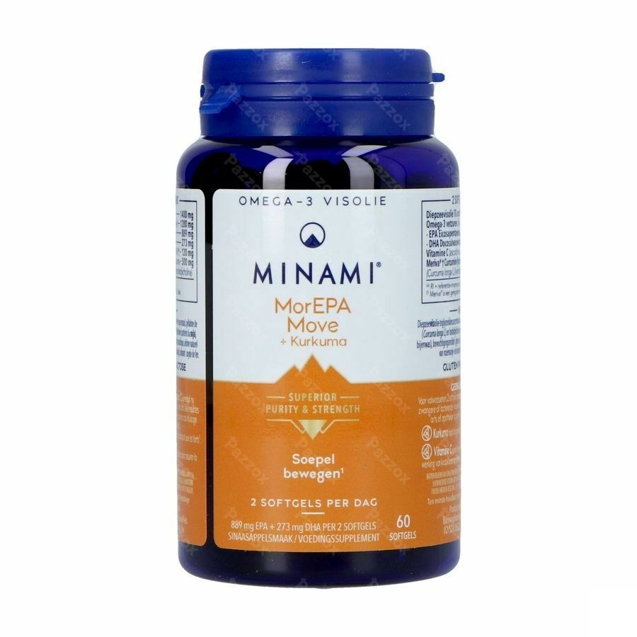 Minami Morepa Move + Curcuma 60 Softgels