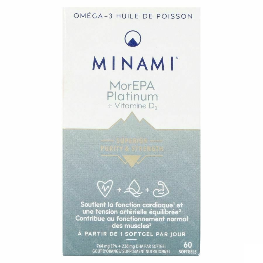 Minami Morepa Platinum + Vit D3 Caps 60