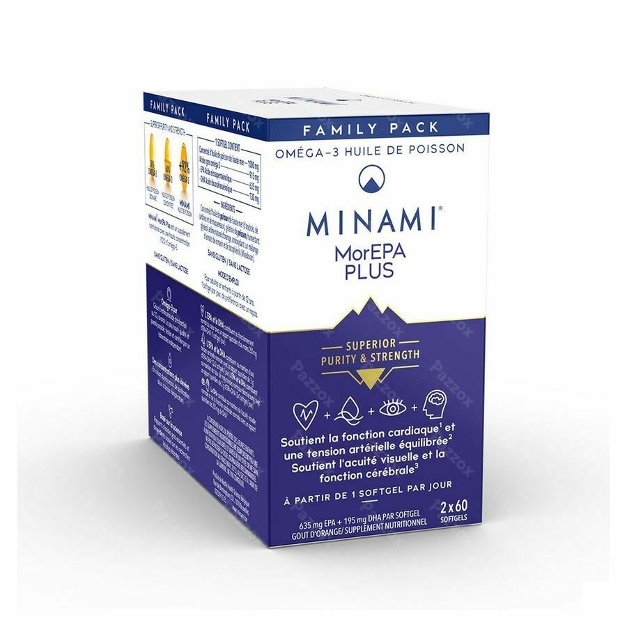 Minami MorEPA Plus 120 Capsules