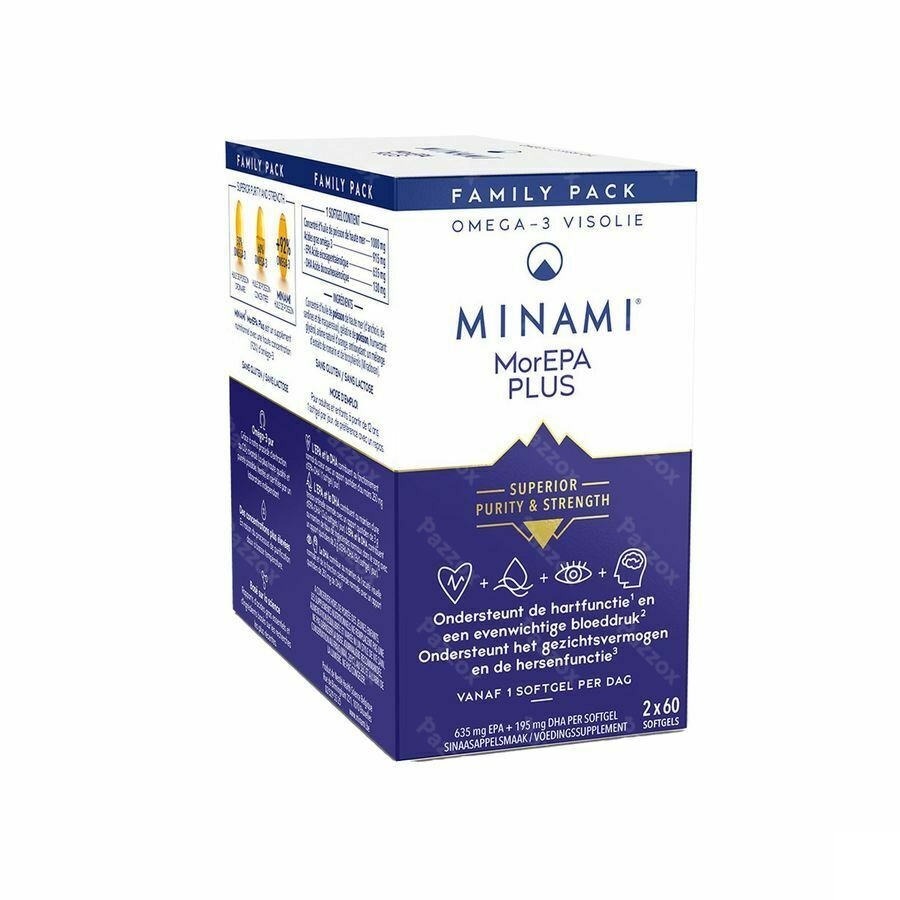 Minami MorEPA Plus 120 Capsules
