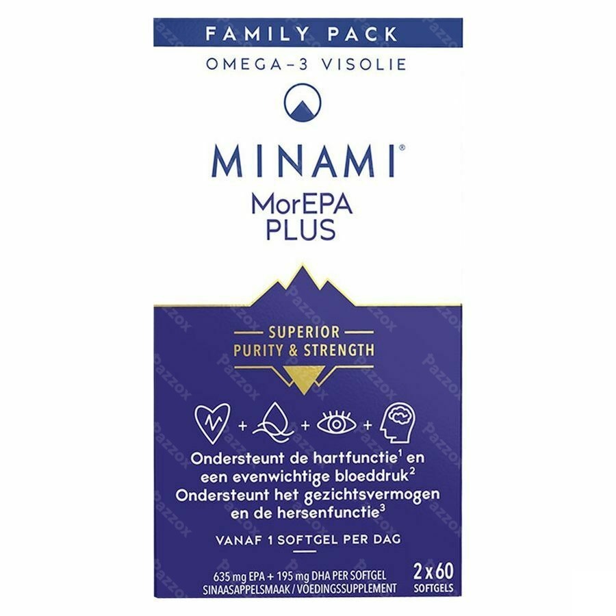 Minami MorEPA Plus 120 Capsules