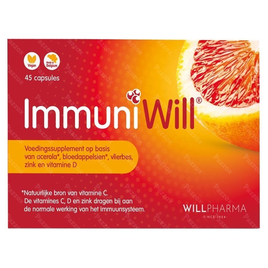 ImmuniWill Natuurlijke Immuniteit met vitamine C 45 capsules