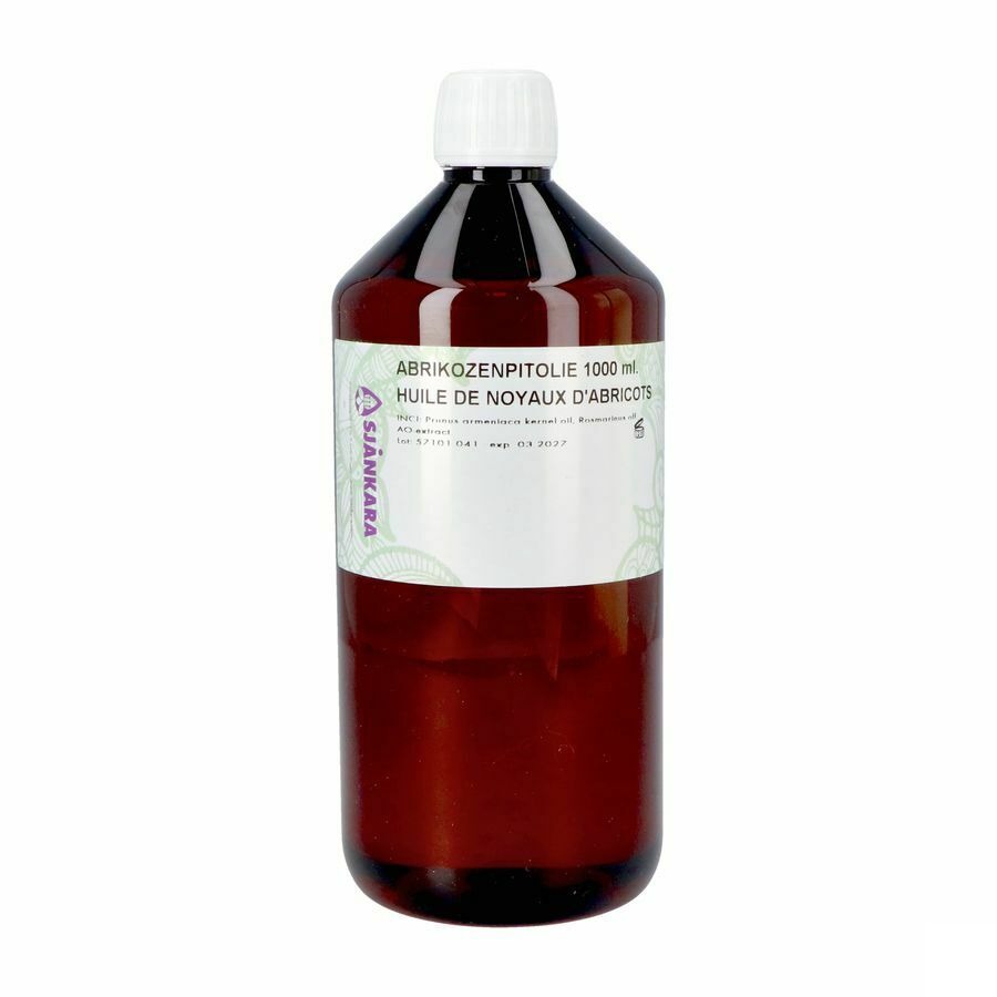 Sjankara Abrikozenpit Plantaardige Olie 1000ml